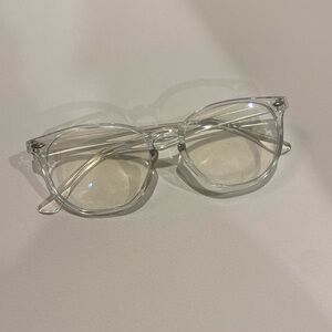 Clear blue light glasses